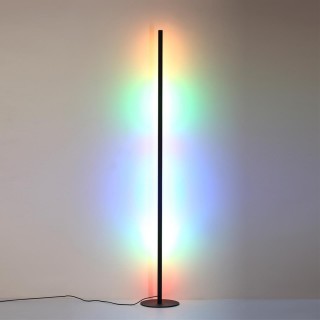 4335/32FL HIGHTECH ODL23 117 черный/акрил Напольный светильник RGBW управляемый с пульта, приложения Tuya, встроенный микрофон IP20 LED 32W 3000K FILL-foto4