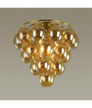 4812/6C MODERN ODL21 345 янтарный/бронзовый Люстра потолочная E14 6*40W GRAPE-foto3
