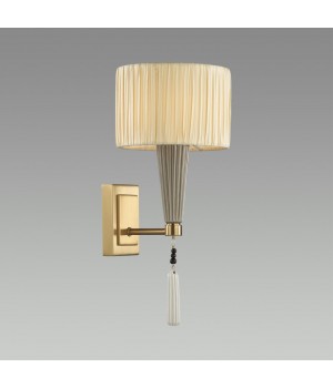 5403/1W CLASSIC ODL_EX23 33 бронзовый/светло-коричневый/кремовый металл/керамика/ткань Бра E14 1*40W LATTE-foto3