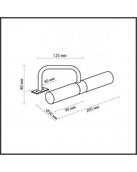 2445/2 DROPS ODL13 540 хром Светильник с креплен на зеркало G9 2*40W 220V IZAR-foto2