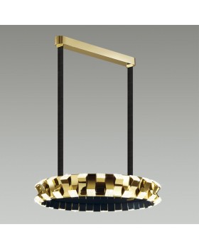 4993/80L L-VISION ODL23 375 золотой/черный Люстра LED 80W 3000K ASTURO-foto3