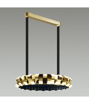 4993/80L L-VISION ODL23 375 золотой/черный Люстра LED 80W 3000K ASTURO-foto3