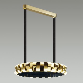 4993/80L L-VISION ODL23 375 золотой/черный Люстра LED 80W 3000K ASTURO-foto3