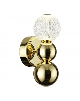 5008/4WL L-VISION ODL23 419 золотой/прозрачный/металл/акрил Бра LED 4W 4000K 230Лм CRYSTAL-foto4