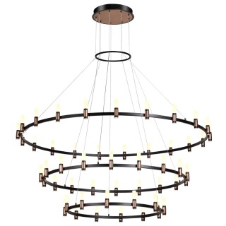 5009/204L L-VISION ODL23 387 матовый черный/ ант.бронза/белый/металл/акрил Люстра LED 204W 4000K 4000Лм CANDEL-foto4