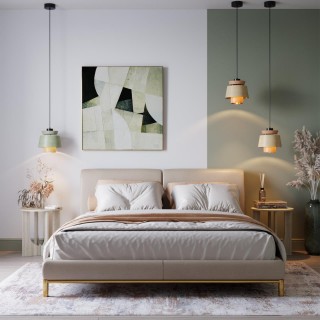 4992/1 PENDANT ODL23 287 св. коричневый/золотой/металл/кожа Подвес E27 60W KRESSA-foto4