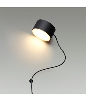 6600/7WL HIGHTECH ODL23 229 черный/металл Настенный светильник с креплением на магните IP20 LED 7W 530Лм 3000K NERA-foto3