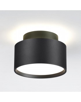 358354 OVER NT20 193 черный Светильник накладной IP20 LED 18W вниз/6W вверх 85-265V 4000K ORO-foto5
