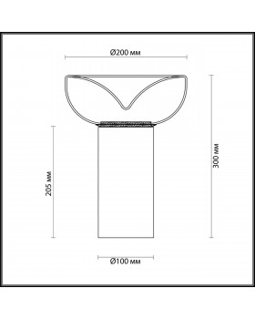 4720/7TL L-VISION ODL20 019 хром/ прозрачный Настольная лампа LED 4000K 7W 220V KALEO-foto2
