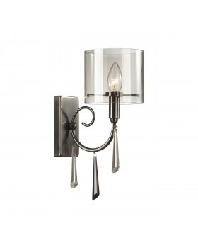 4890/1W HALL ODL_EX23 43 черный хром/дымчатый/ металл/стекло Бра E14 1*40W NICOLE-foto5