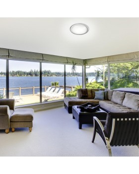 2011/D PALE SN 096 Светильник пластик/белый/прозрачный LED 48Вт 4000K D495 IP43 LIGA-foto3