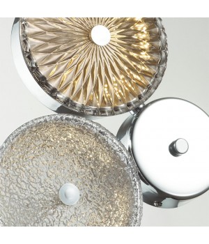 5416/14WL L-VISION ODL_EX23 11 хром/св.коричневый/св.серый металл/стекло Бра LED 14W 4000K CARAMELLA-foto6