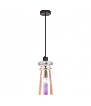 4967/1 MODERN ODL23 300 матов.черный/разноцветный/металл/стекло Подвес E14 1*40W PASTI-foto4