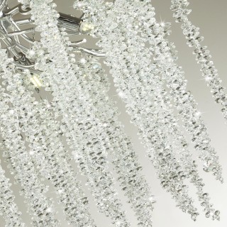 5004/12 HALL ODL23 484 серебристый/прозрачный металл/хрусталь Люстра G9 12*40W BANCHE-foto5