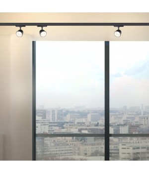 358726 PORT NT21 094 черный/белый Светильник трековый однофазный трехжильный IP20 LED 4000K 20W 100-265V KNOF-foto3