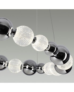 5007/45L L-VISION ODL23 421 хром/прозрачный/металл/акрил Люстра LED 45W 4000K 2300Лм CRYSTAL-foto5