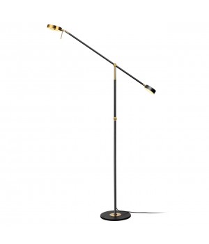 4321/20FL MIDCENT ODL23 169 черный/металл Напольный светильник с диммером на корпусе IP20 LED 20W 791Лм 3000K DENZEL-foto5