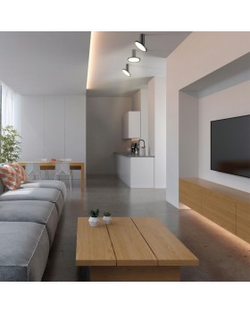 358346 OVER NT20 198 черный Светильник накладной IP20 LED 4000K 18W 85-265V HAT-foto4