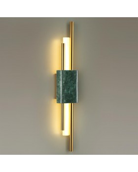 4360/10WL MIDCENT ODL23 174 изумрудный мрамор/золотистый металл Настенный св-к IP20 LED 10W 645Лм 3000K MARMI-foto3