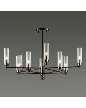 5275/10C CLASSI LN23 121 черный хром Люстра потолочная E14 10*40W 220V KAMILLA-foto3