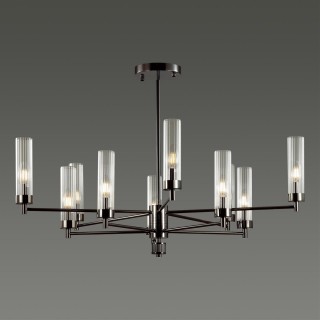 5275/10C CLASSI LN23 121 черный хром Люстра потолочная E14 10*40W 220V KAMILLA-foto3
