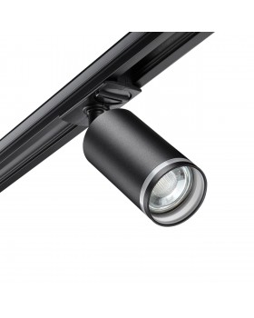 370877 PORT NT22 068 черный Светильник трековый однофазный двухжильный IP20 GU10 9W 220V ULAR-foto4