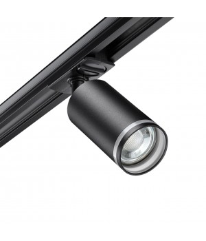 370877 PORT NT22 068 черный Светильник трековый однофазный двухжильный IP20 GU10 9W 220V ULAR-foto4