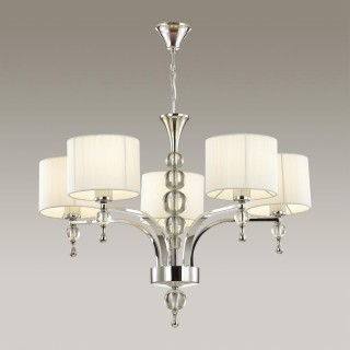 2005/5 MODERN ODL11 261  хром/белый Люстра E27 5*60W 220V VIGA-foto3