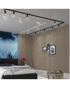 370932 PORT NT22 067 черный Светильник трековый однофазный двухжильный IP20 GU10 50W 220V MOLO-foto3