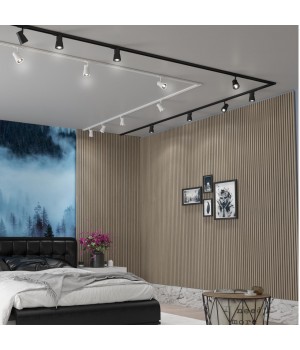 370932 PORT NT22 067 черный Светильник трековый однофазный двухжильный IP20 GU10 50W 220V MOLO-foto3