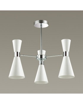 3661/3C MODERNI LN18 103 хром/матовый белый Люстра потолочная E14 3*60W 220V QUINN-foto3