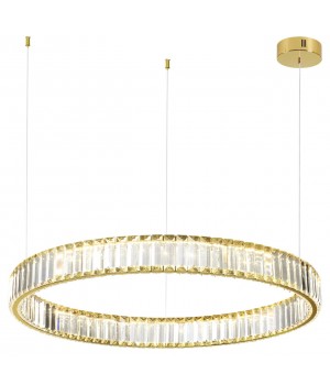 5015/45L L-VISION ODL23 425 золотой/прозрачный металл/хрусталь Люстра LED 45W 4000K 5350Лм VEKIA-foto5