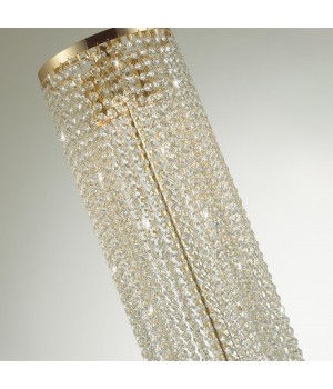 5028/3F MODERN ODL23 429 золотой/прозрачный металл/хрусталь Торшер GU10 3*50W CHOKKA-foto5