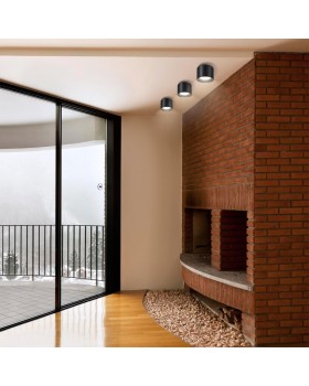 358475 OVER NT21 207 черный Светильник накладной IP20 LED 4000K 20W 200-260V RECTE-foto3