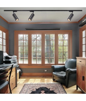 370414 PORT NT19 104 черный Светильник трековый однофазный трехжильный IP20 GU10 50W 220V PIPE-foto3