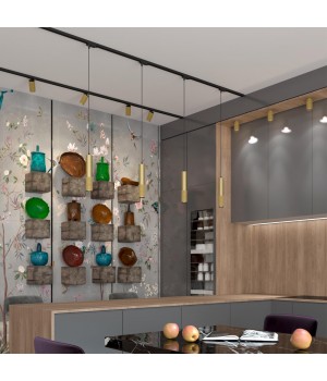 358500 PORT NT21 128 золото Трехфазный трековый светодиодный cветильник IP20 LED 4000K 12W 220V MAIS LED-foto3