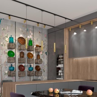 358500 PORT NT21 128 золото Трехфазный трековый светодиодный cветильник IP20 LED 4000K 12W 220V MAIS LED-foto3