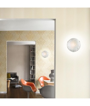 308 GLASSI SN 107 Светильник стекло/белое E27 3*100Вт D500 VUALE-foto3