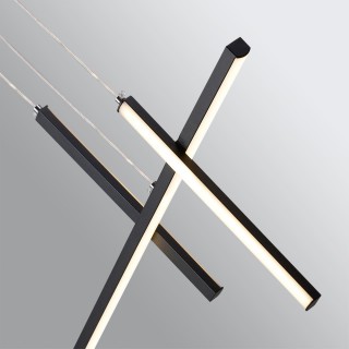 6606/32L HIGHTECH ODL23 145 черный/металл Подвесной св-к IP20 LED 32W 3000K VETTA-foto5