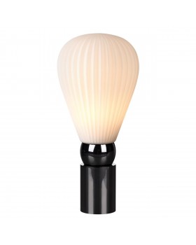 5418/1T MODERN ODL_EX23 19 черный хром/белый матовый/металл/стекло Настольная лампа E14 1*40W ELICA-foto5