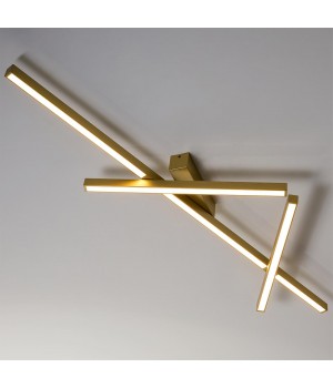 4368/50CL HIGHTECH ODL23 145 золотистый/металл/акрил Потолочный св-к IP20 LED 70W 3500Лм 3000K TAO-foto3