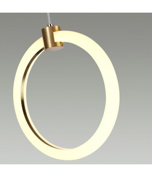 5297/7L LEDIO LN23 029 золотой Подвес LED 7W 3000K 574Лм 220V NOVA-foto3