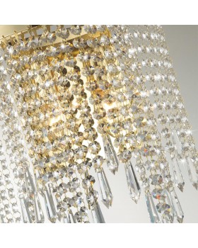 5028/2W MODERN ODL23 431 золотой/прозрачный металл/хрусталь Бра E14 2*40W CHOKKA-foto5