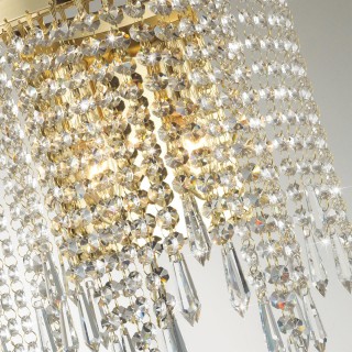 5028/2W MODERN ODL23 431 золотой/прозрачный металл/хрусталь Бра E14 2*40W CHOKKA-foto5