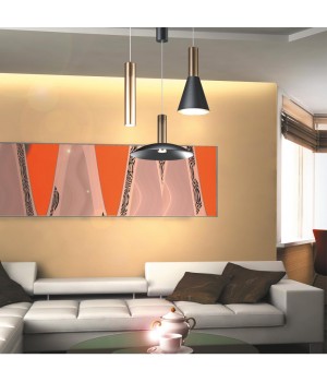 358983 OVER NT22 158 бронза светлая/черный Светильник светодиодный накладной, провод 2м IP20 LED 4000K 15W 220V ALBA-foto3