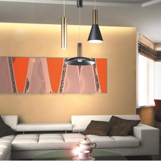 358983 OVER NT22 158 бронза светлая/черный Светильник светодиодный накладной, провод 2м IP20 LED 4000K 15W 220V ALBA-foto3