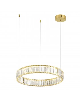 5015/30L L-VISION ODL23 425 золотой/прозрачный металл/хрусталь Люстра LED 30W 4000K 3570Лм VEKIA-foto5