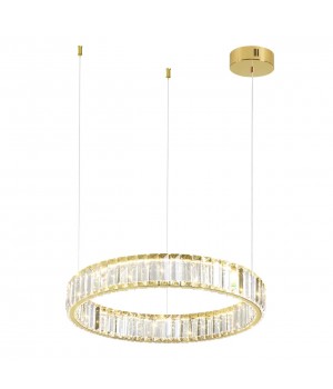 5015/30L L-VISION ODL23 425 золотой/прозрачный металл/хрусталь Люстра LED 30W 4000K 3570Лм VEKIA-foto5