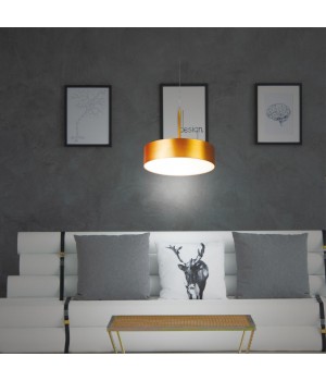 358766 SPOT NT21 240 матовое золото Светильник встраиваемый светодиодный, длина провода 2м IP20 LED 30W 4000K 2600Лм 100-265V PROMETA-foto3