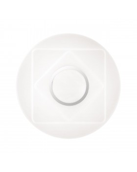 3011/AL MINI SN 047 Светильник пластик/белый/хром LED 12Вт 4000K D210 IP43 SMALLI-foto4